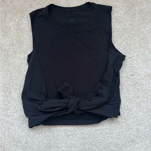 Black Sleeveless Top